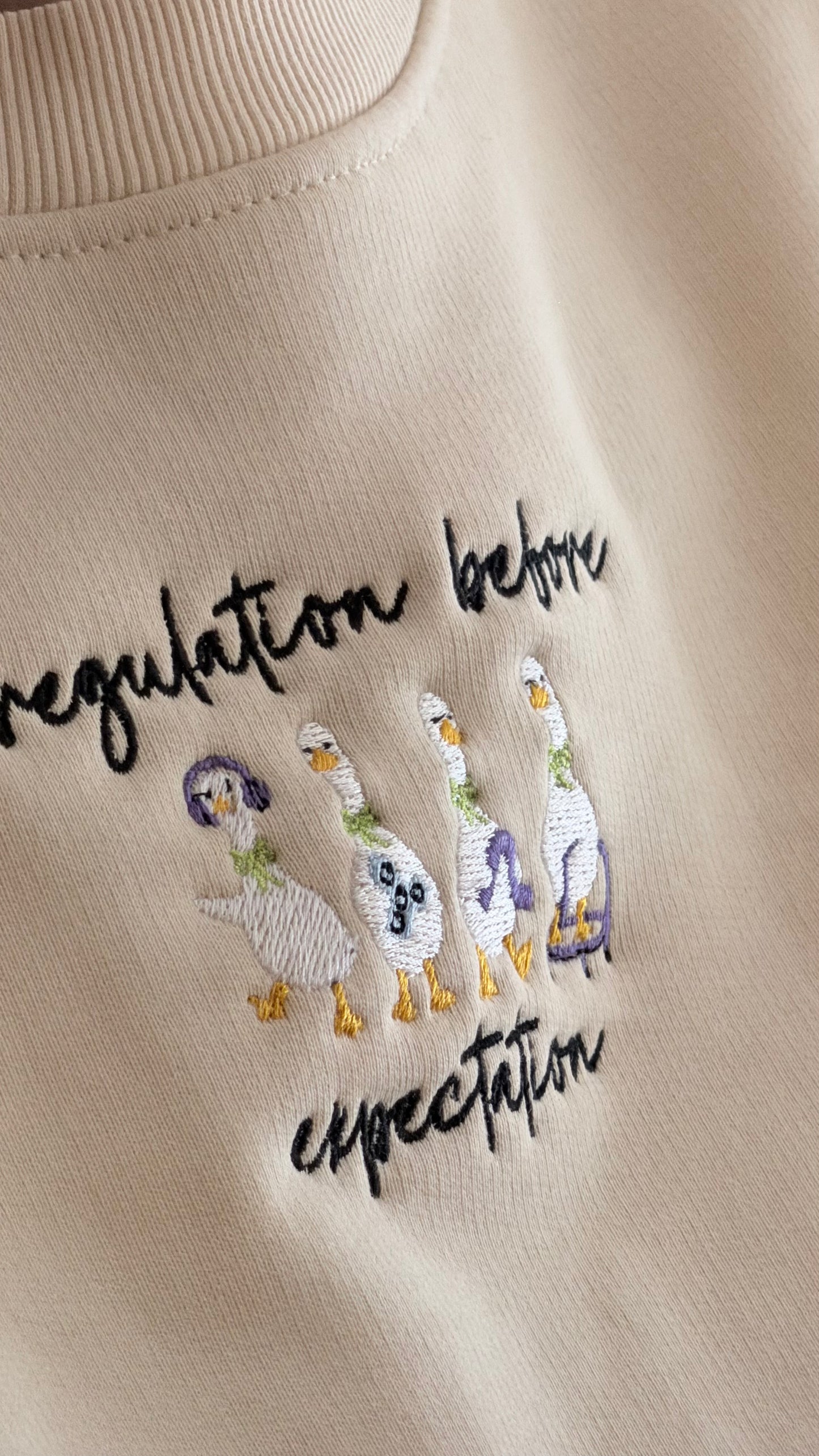 Regulation before expectation broderi