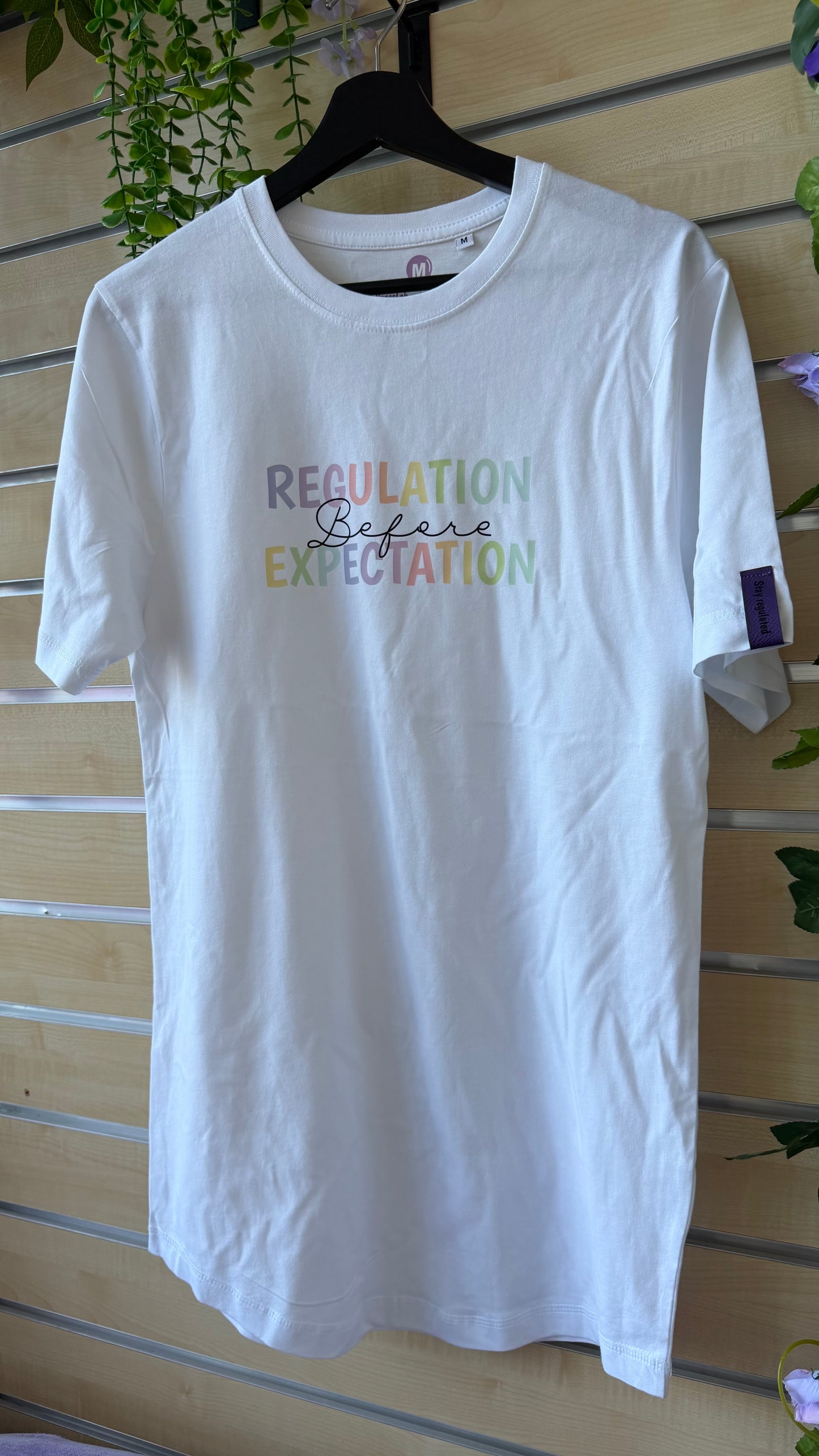 Regulation before expectation t shirt