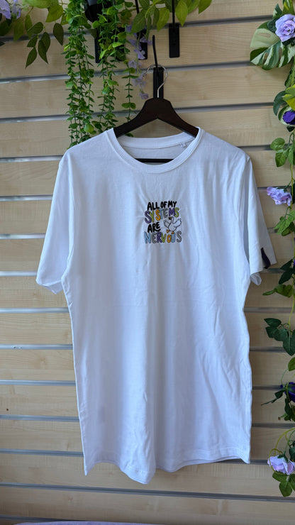 All of my systems are nervous t shirt