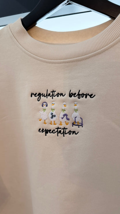 Regulation before expectation broderi