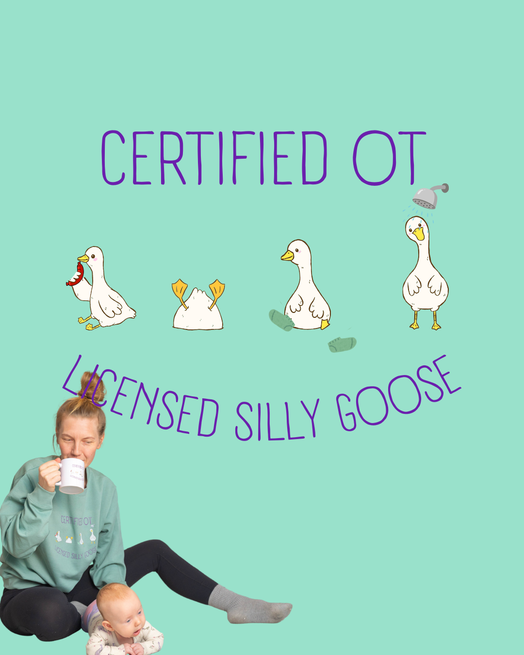 Ergoterapeut sweatshirt - Licensed Silly Goose